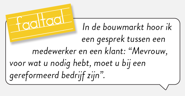 Misschien dat Jozef nog wel een adresje weet.