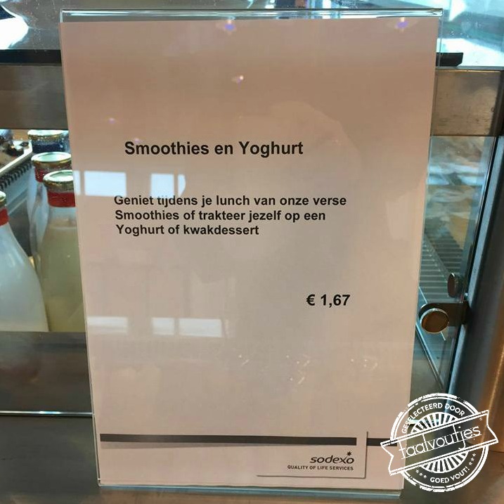 Voor een happy ending van je lunch.