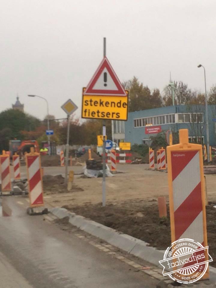 Voor je het weet heb je een stiletto tussen je spaken!