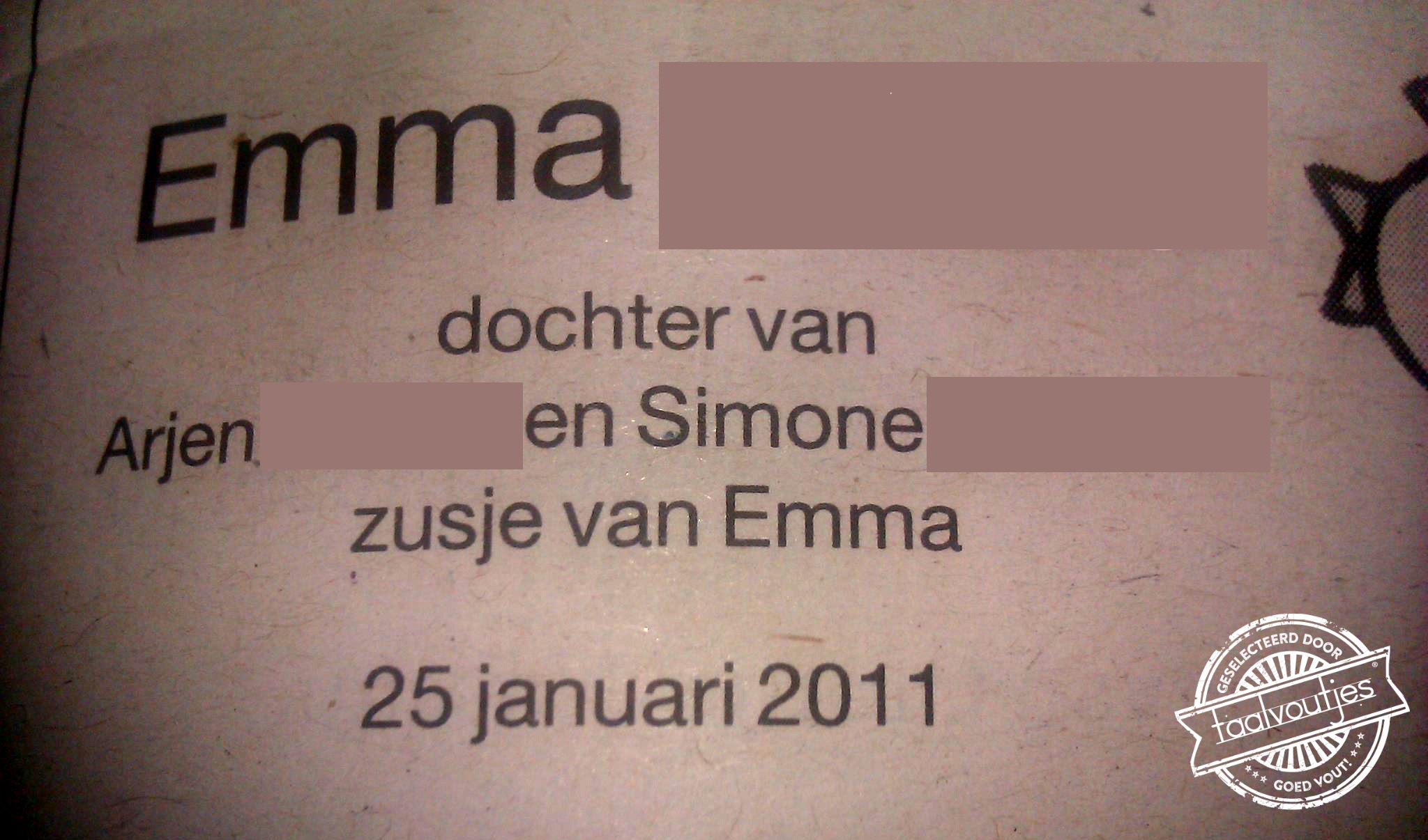 Best praktisch, hoef je nooit twee keer te roepen.