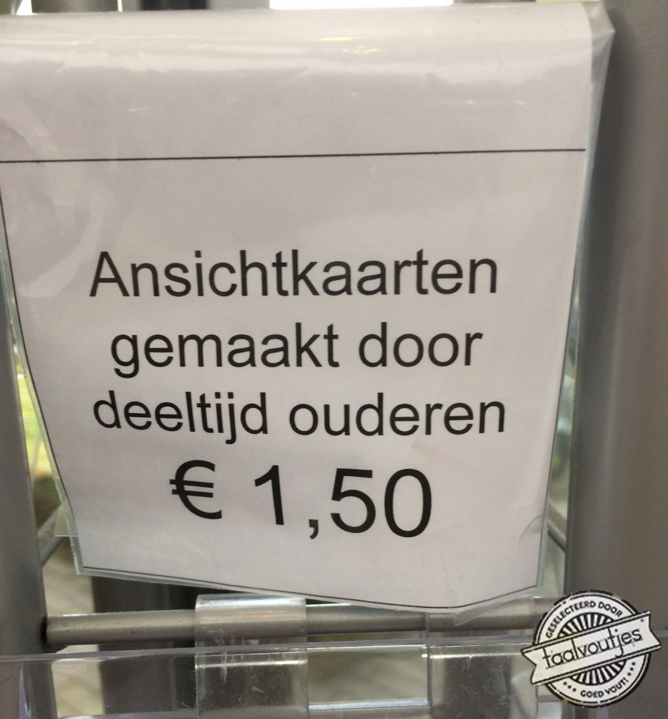 Op zondag is opa weer een jonge god.