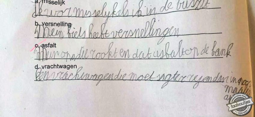 Zolang het maar zoab is.