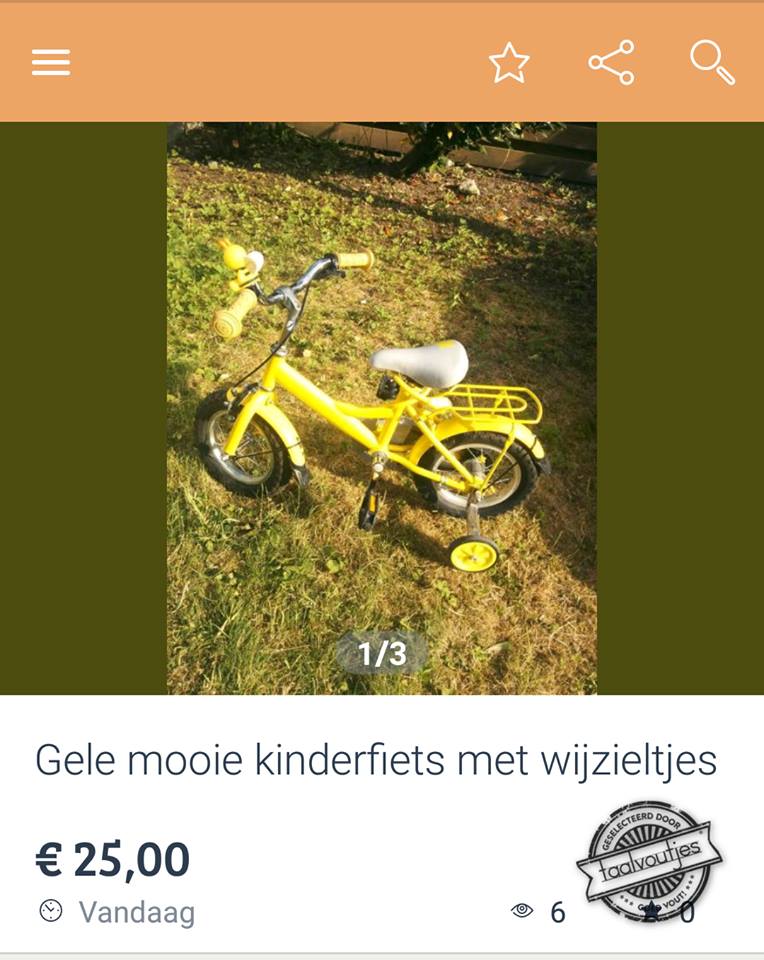 Inclusief gratis bietsfel.