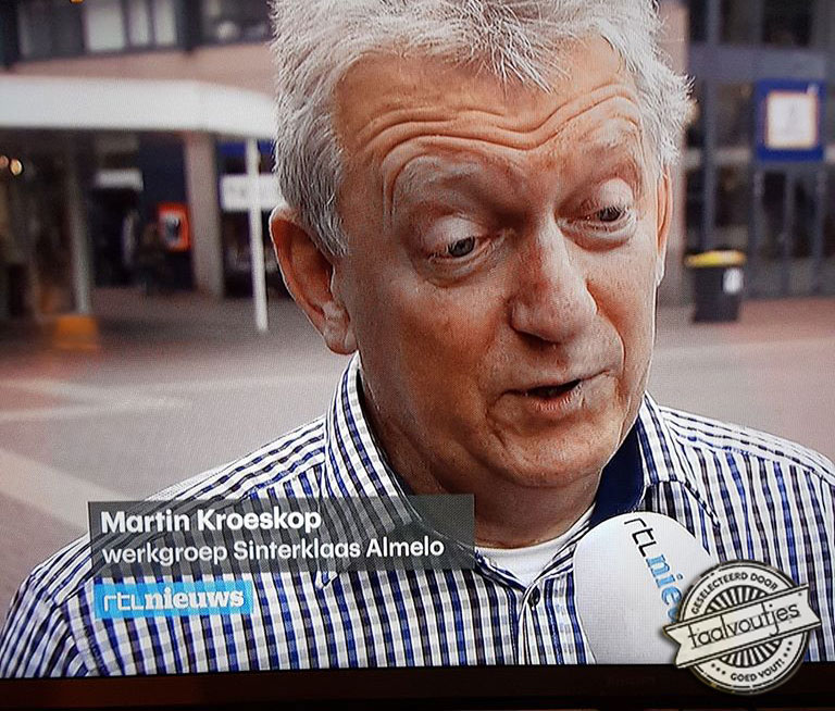 Die heeft zich vast blank geschminkt.