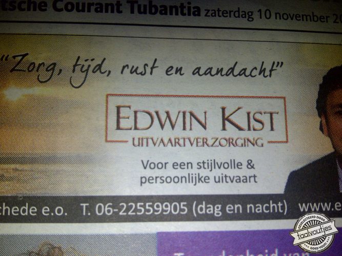 Die heeft een dodelijk imago.