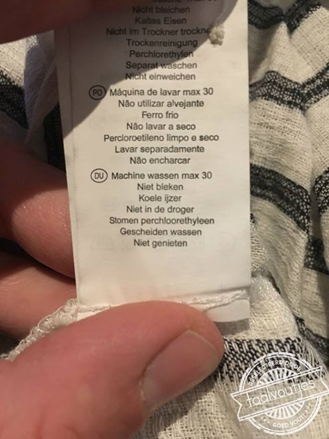 Gelukkig vond ik de was doen toch al niet zo leuk.