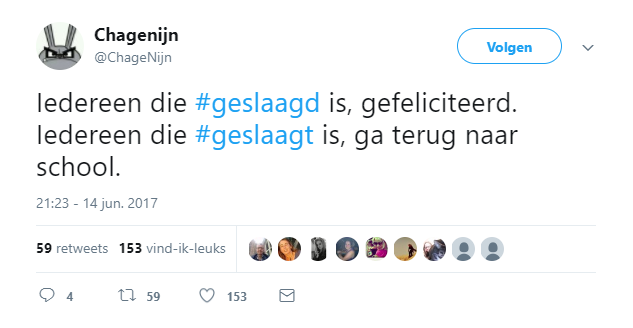 Is de blijdschap van het slagen wel terecht?