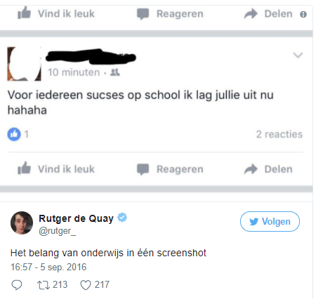 Rutger vat het nog even mooi samen.