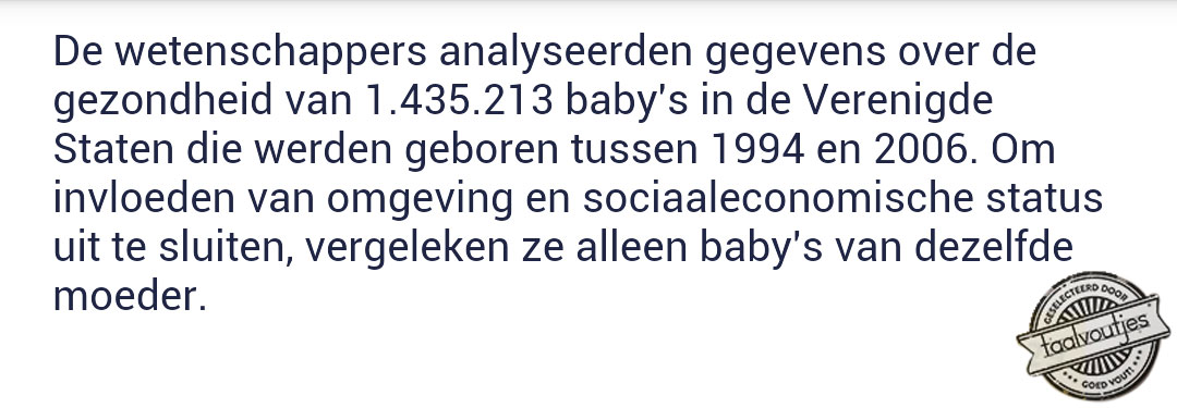 Die heeft dan flink doorgebaard.