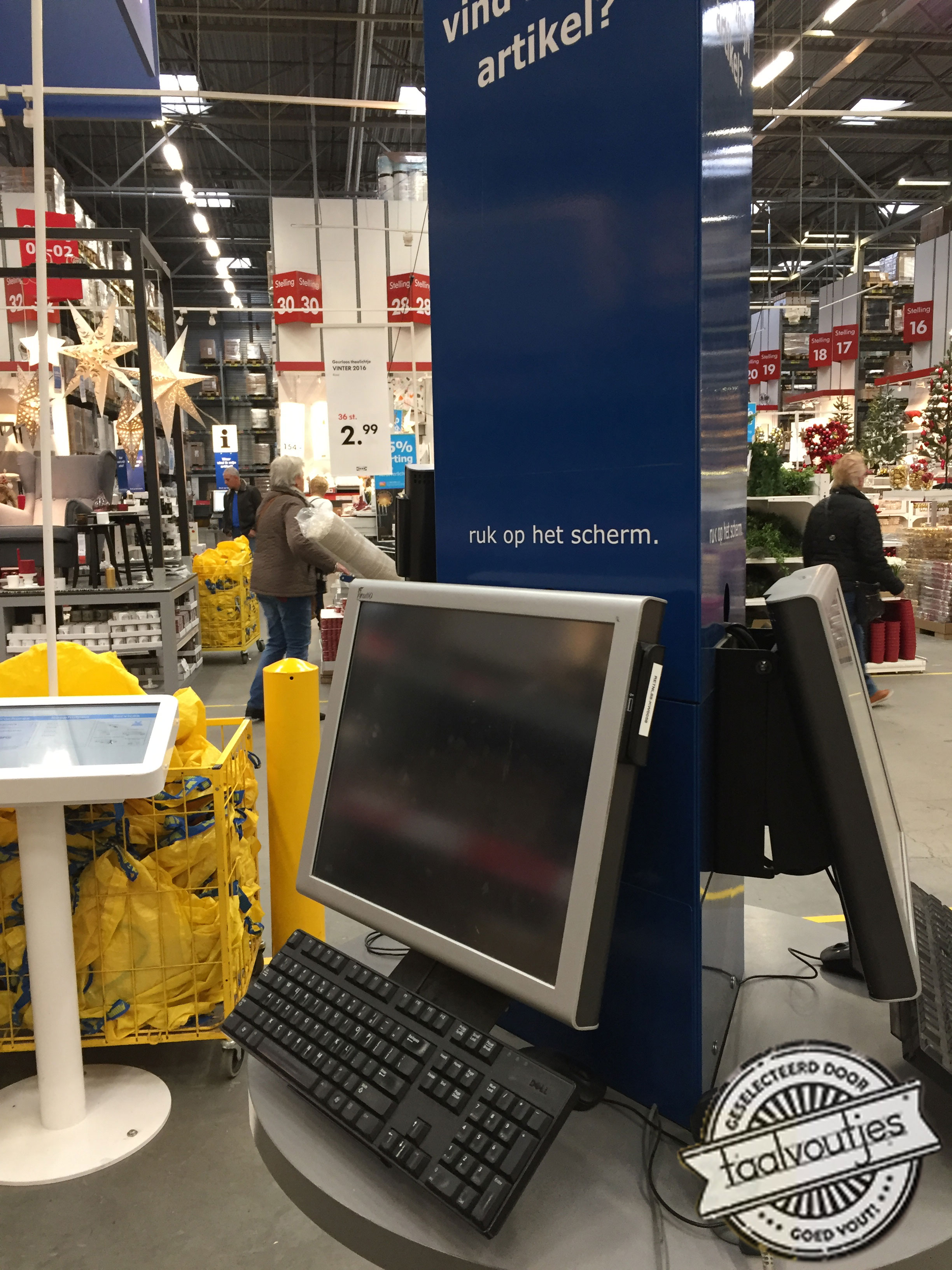 Zal een plakkerige boel worden.