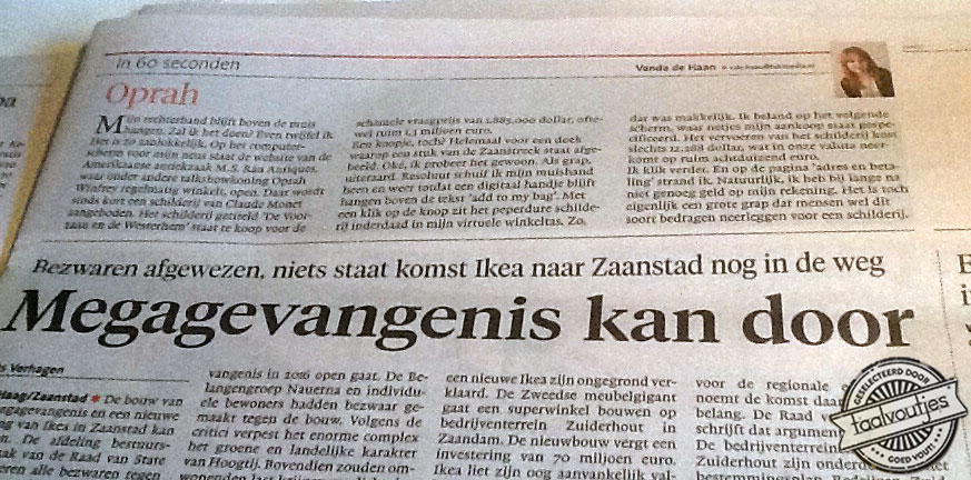 De uitgang vinden kan inderdaad wel lastig zijn.