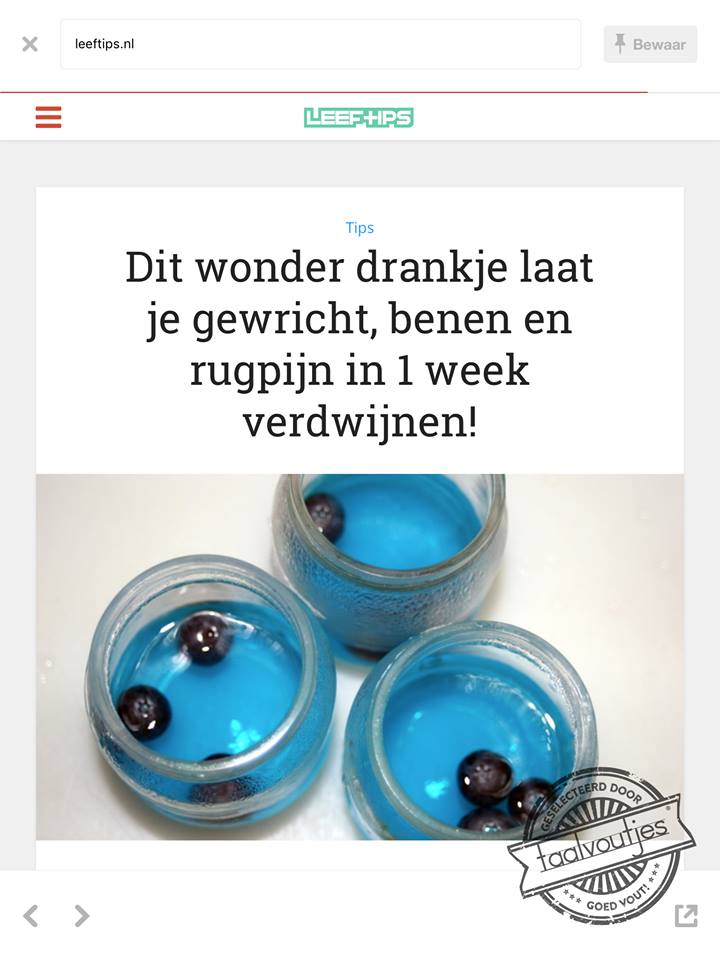 Nou, dan blijft er weinig over ...