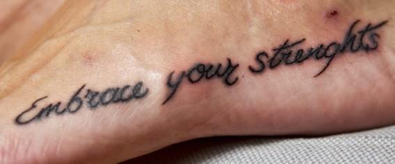 Engels heeft hij duidelijk niet omarmd...