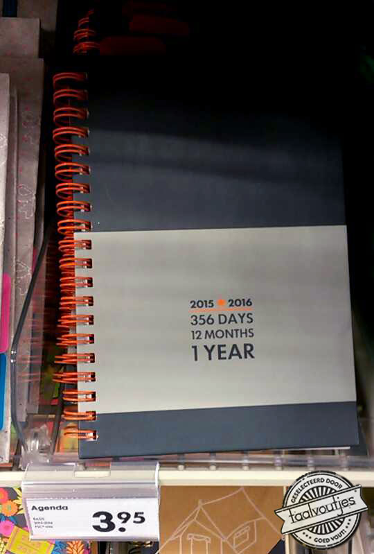 Die laatste week zoek je zelf maar uit.