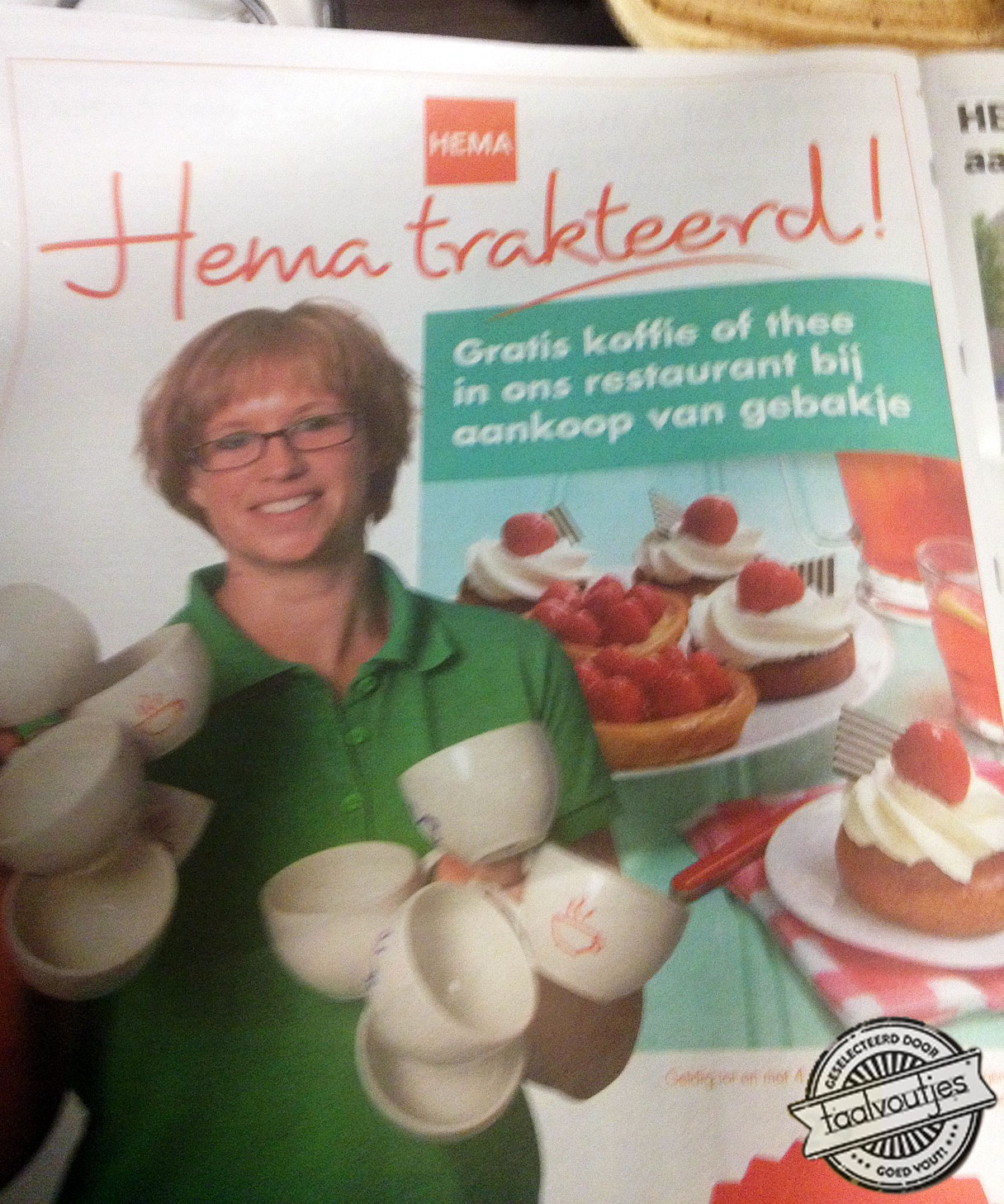 Op foutieve vervoegingen.