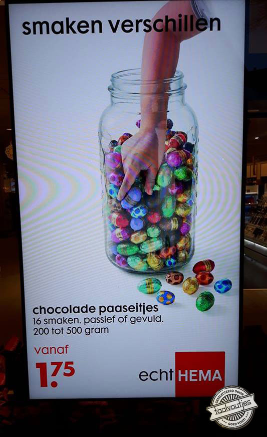 Niet voor actieve paashazen.