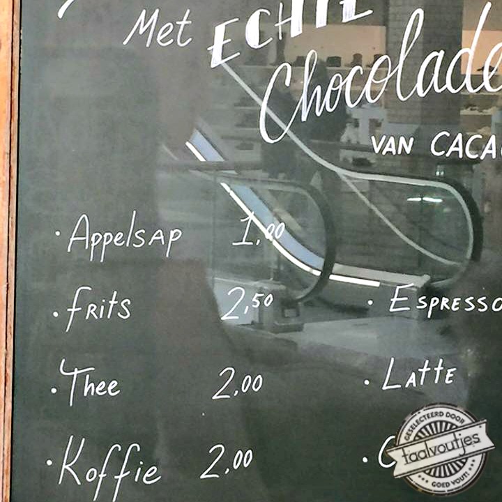 “Eén Frits om mee te nemen, alstublieft.”