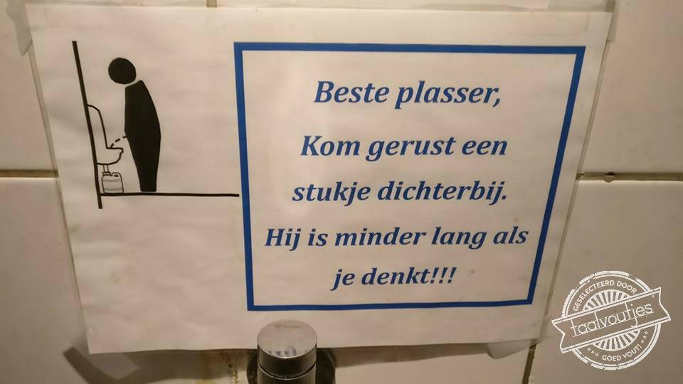 Vooral niet over nadenken dan!