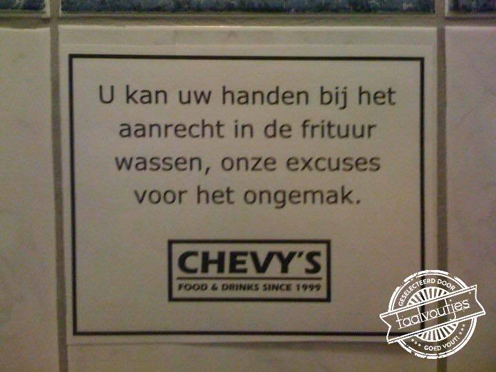 Voor ‘brandschone’ handen …