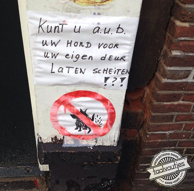 De overlast komt vast van een Duitse herder.