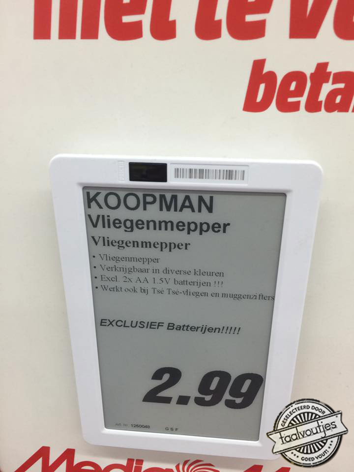 O, daar ken ik er genoeg van.