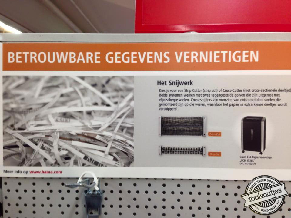 Vertrouw niets en niemand.