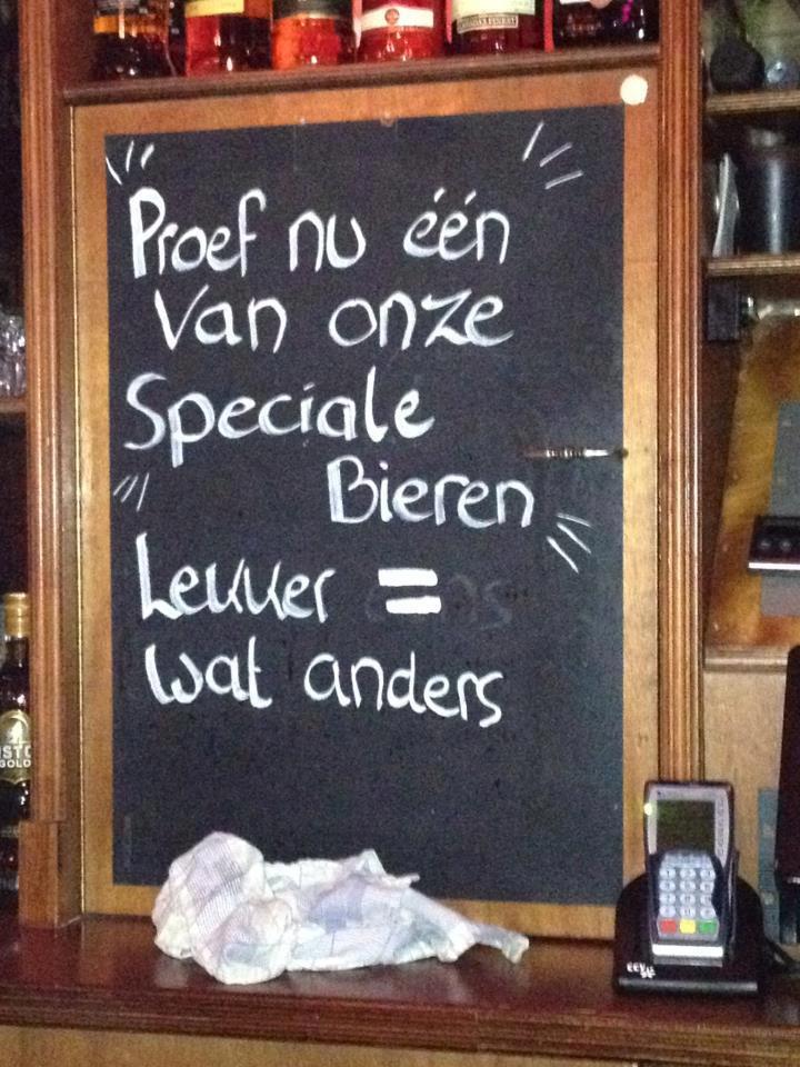 Eindelijk eens een eerlijk café!