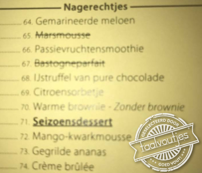 Een tantaluskwelling