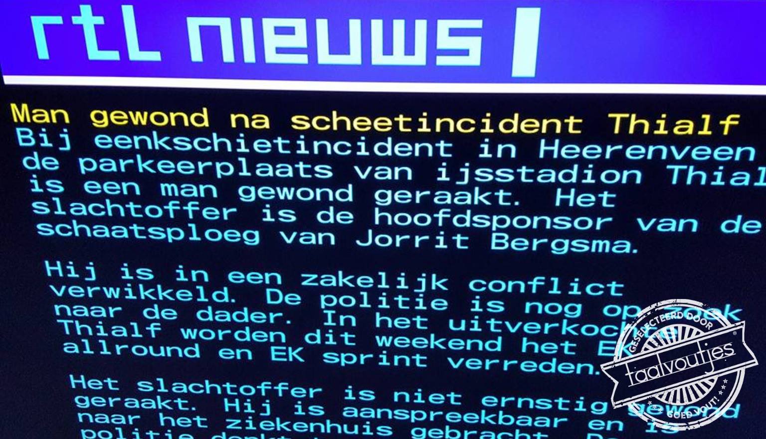 Ik had al zo'n onderbuikgevoel.