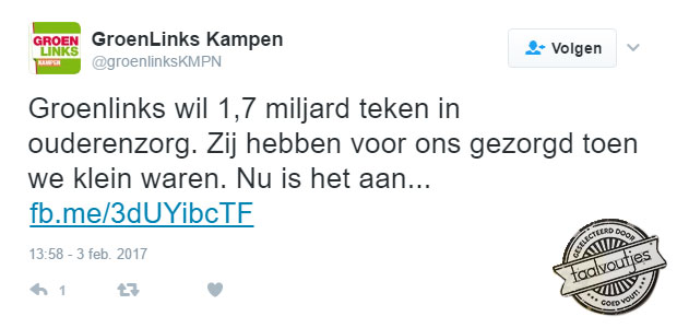 GroenLinks wil graag samenwerken met de Partij voor de Dieren.