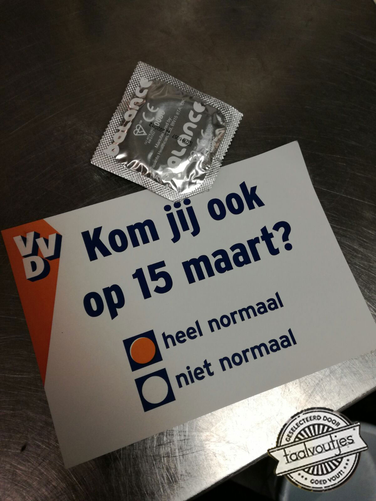 De VVD houdt wel van een woordgrap op z'n tijd.