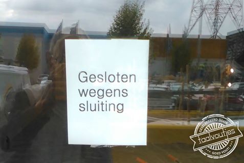 Flauw excuus, hoor.
