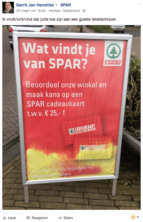 Dat vinden wij nou ook!