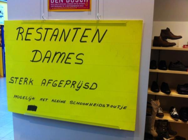 Ach ja, geen enkele vrouw is perfect, toch?