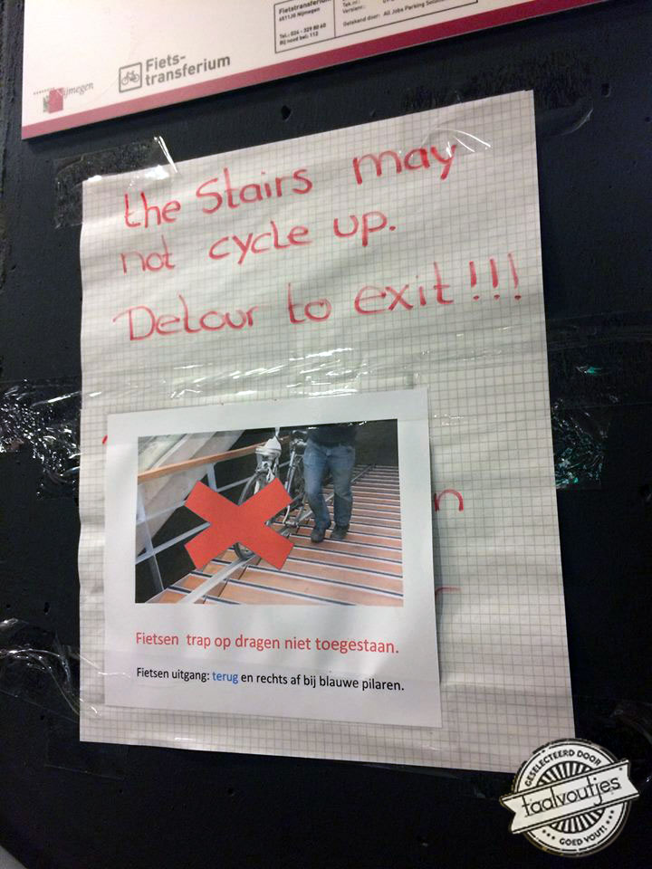 These stairs are always out of control!