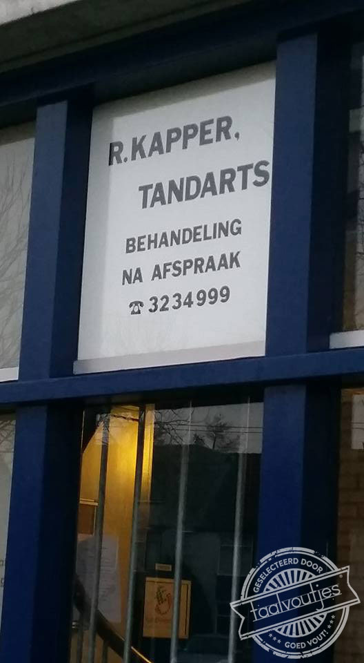 Voor mensen met haar op hun tanden