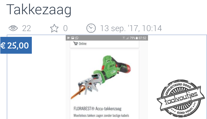 Het is ook een rotding...