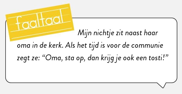 Ze had vast honger gekregen.