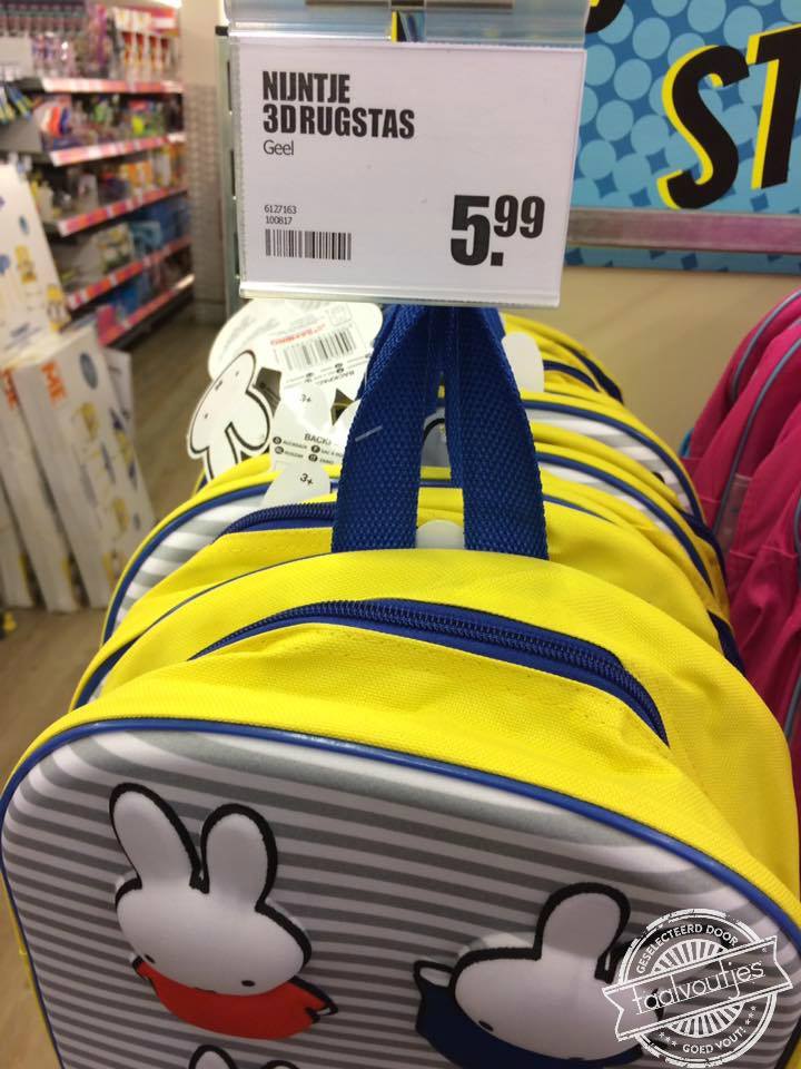 Mijn kinderen krijgen gewoon fruit mee, hoor.