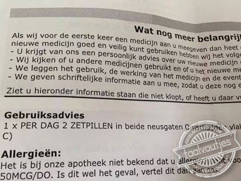 Die stop ik meestal ergens anders in