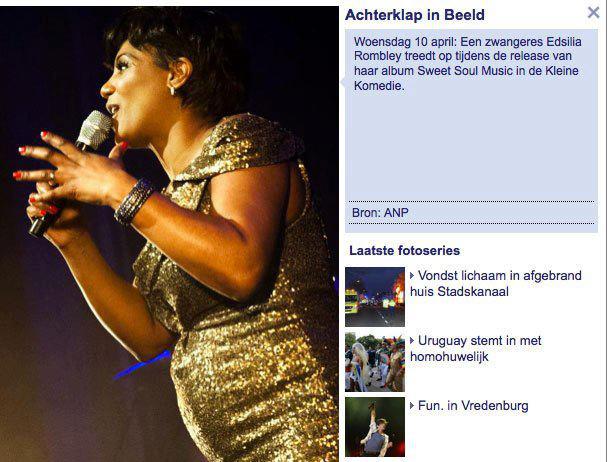 Hoe noem je een zangeres die zwanger is? Juist!