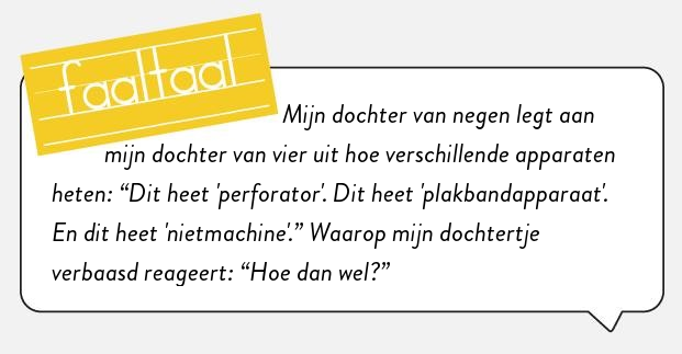 Logisch, of niet dan?