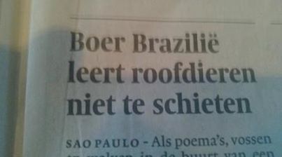 Die dieren zijn toch ook zo agressief!