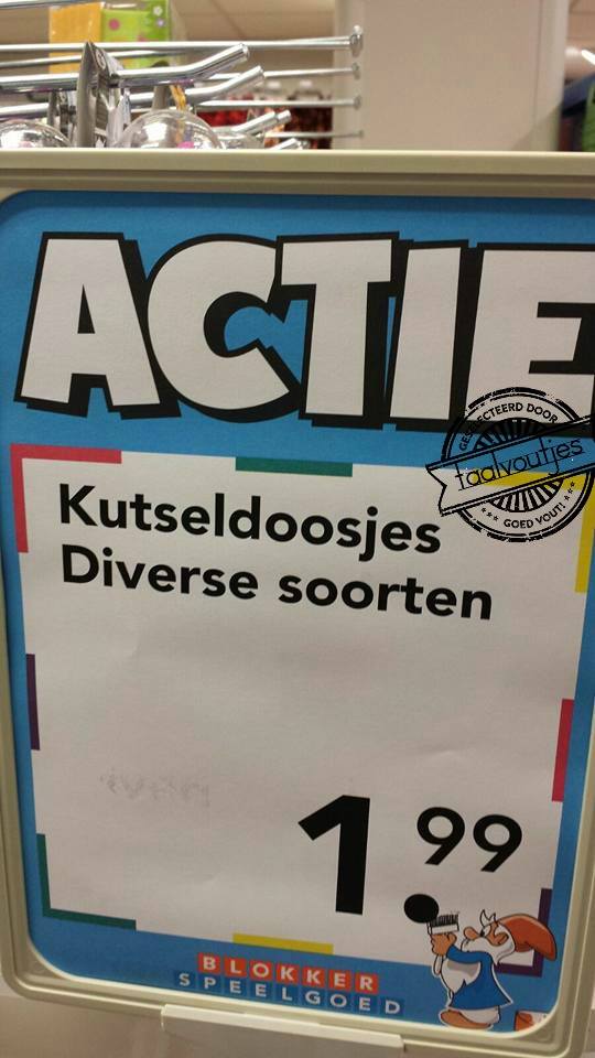 Ik heb ook een hekel aan dat gepruts.