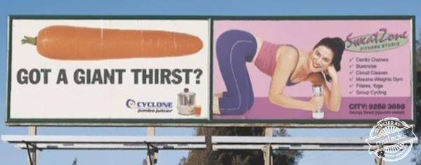 This is what we'd call misplaced ad placement.