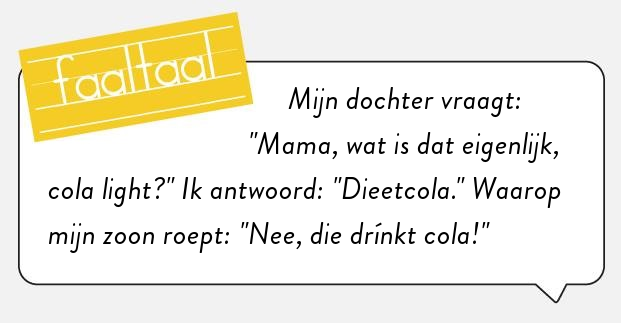 Die rare volwassenen ook altijd ...