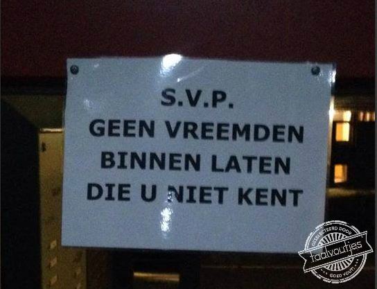 En als ik ze wel ken?