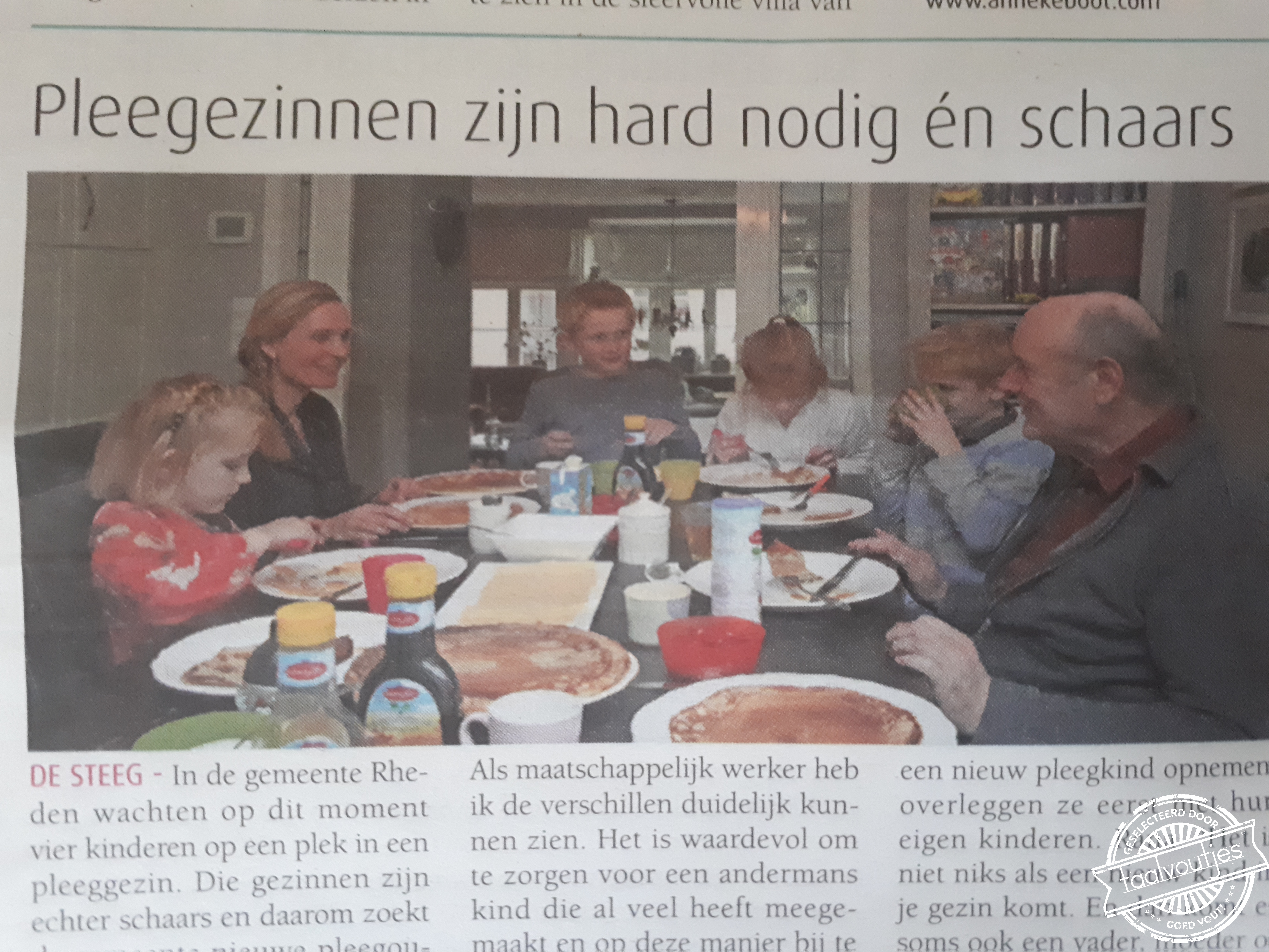 Voor wie de behoefte heeft.