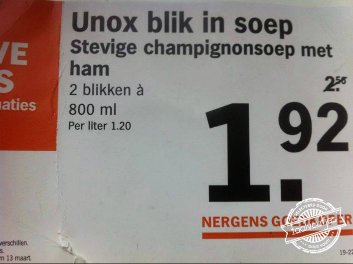 Voor die dagen waarop je wel wat extra ijzer kunt gebruiken.