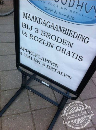 Wie het kleine niet eert ...